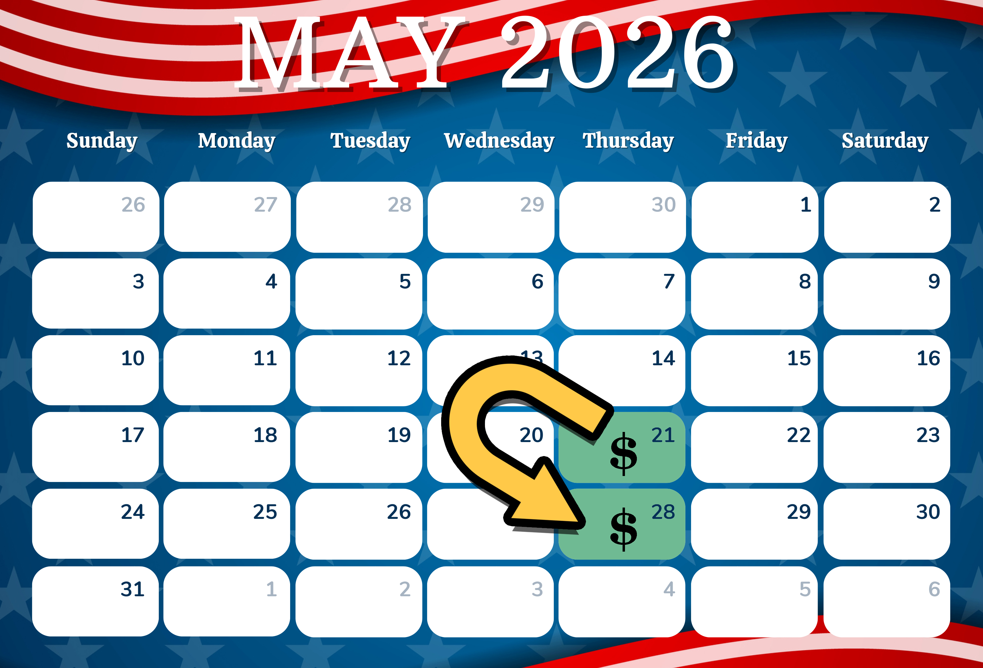 Payout Delay Calendar