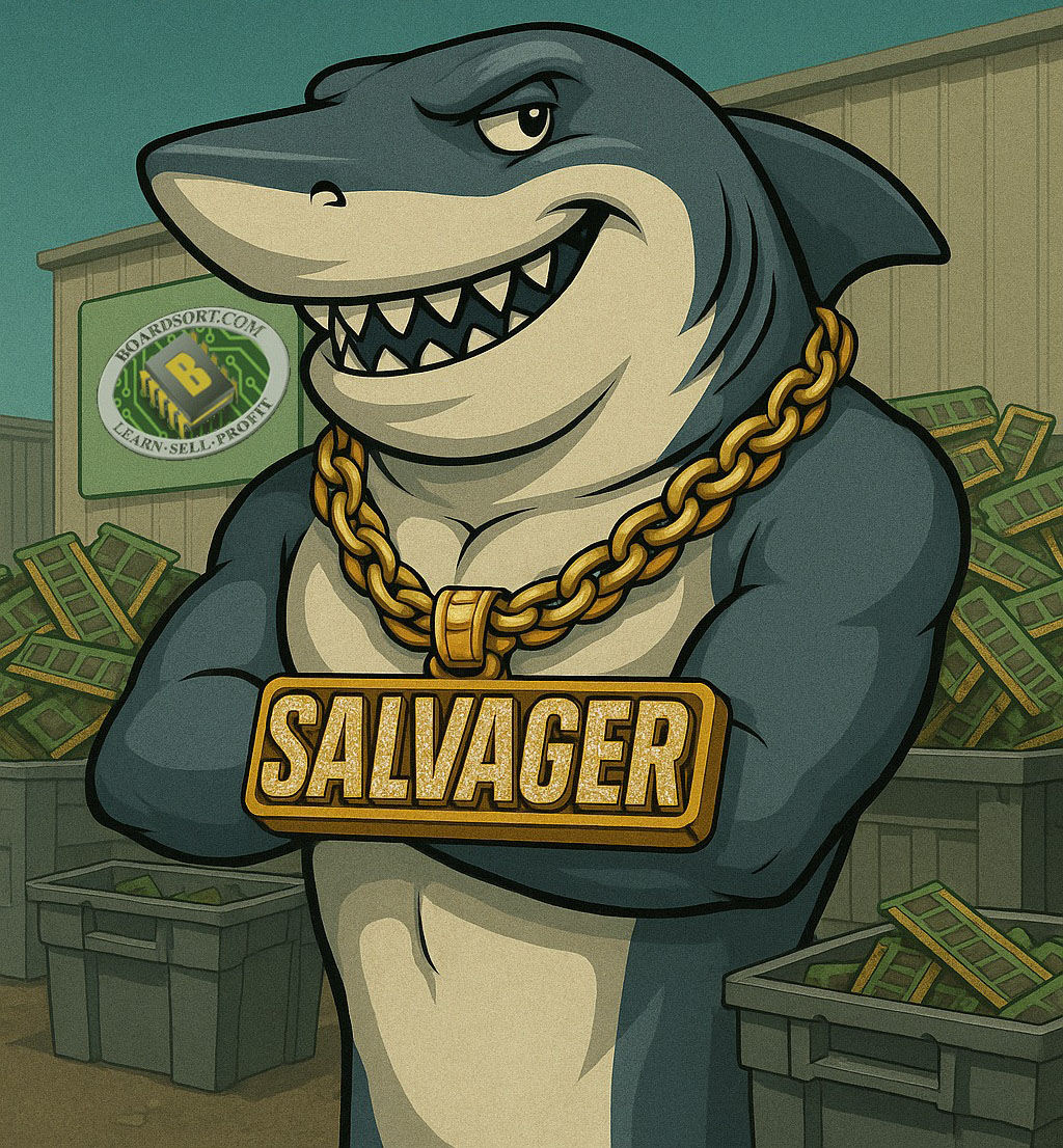 Boardsort Salvager shark promo artwork